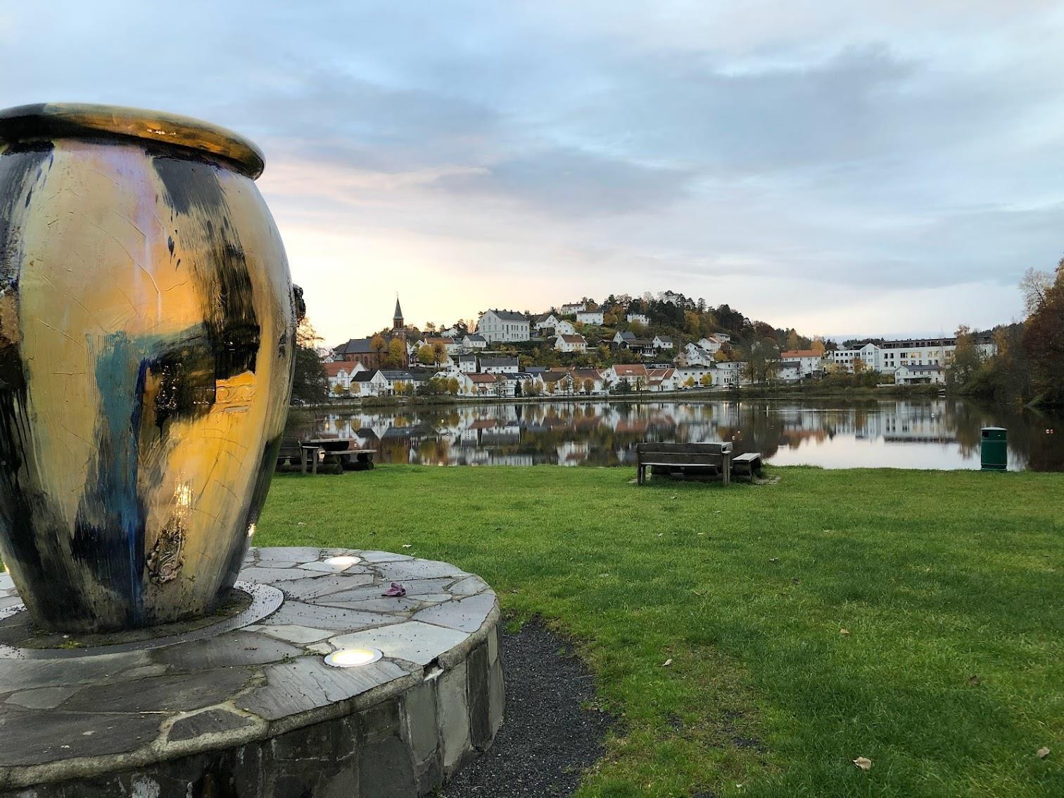 Bilde av Nupen-krukka i Tvedestrand
